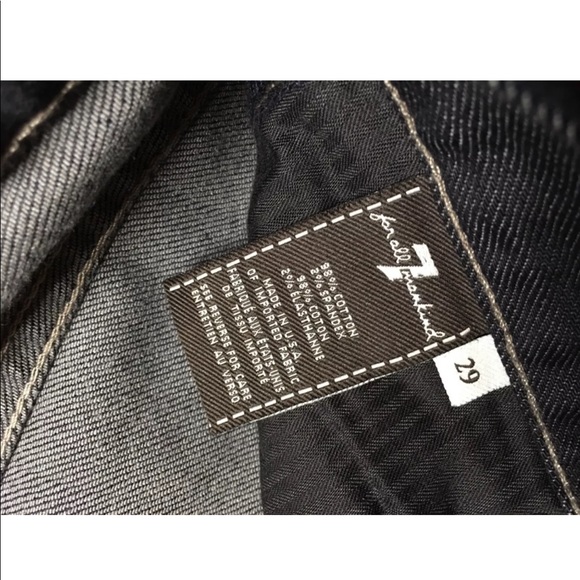 7 For All Mankind Relaxed Mens Jeans size 29 Dark Chester Wash New - Picture 7 of 8